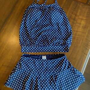 Lands End tankini set size 10